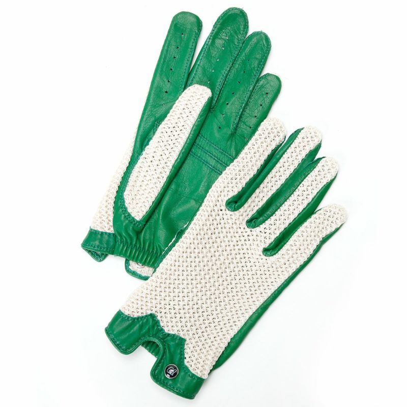 AUTODROMO｜ストリングバック・ドライビング・グローブ｜ロング｜グリーン