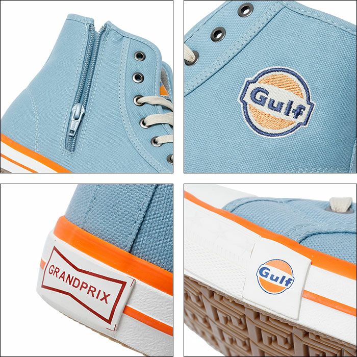 GULF｜ガルフ ハイカット ｜スニーカー｜ガルフブルー