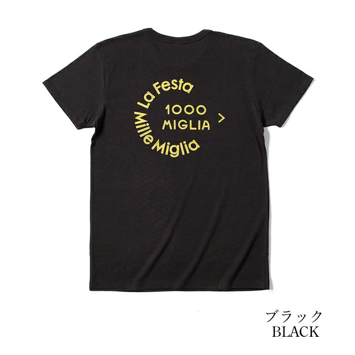 Mille Miglia｜ラフェスタ オリジナル Tシャツ 2019 タイプB｜ブラック