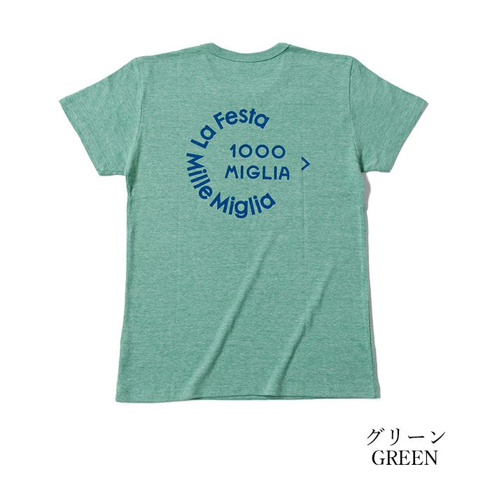 Mille Miglia｜ラフェスタ オリジナル Tシャツ 2019 タイプB｜グリーン