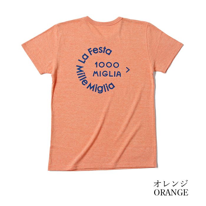 Mille Miglia｜ラフェスタ オリジナル Tシャツ 2019 タイプB｜オレンジ