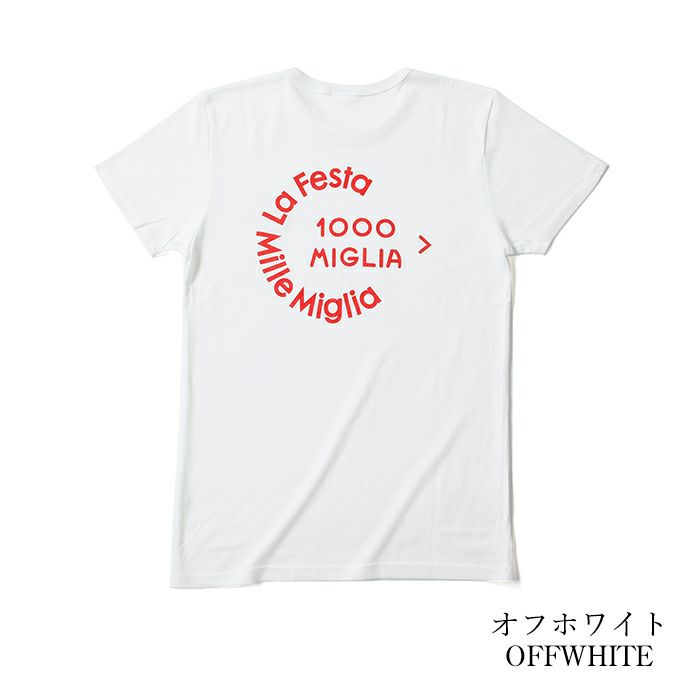 Mille Miglia｜ラフェスタ オリジナル Tシャツ 2019 タイプB｜ホワイト