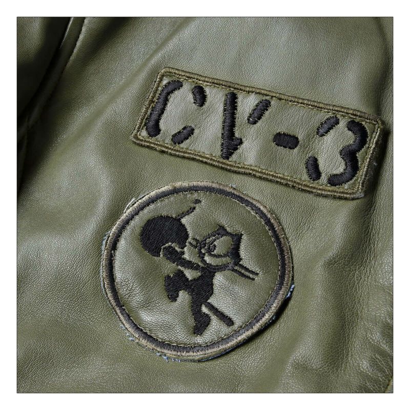 Warson Motors｜US ネイビー パイロット レザー ジャケット｜アウター｜カーキ