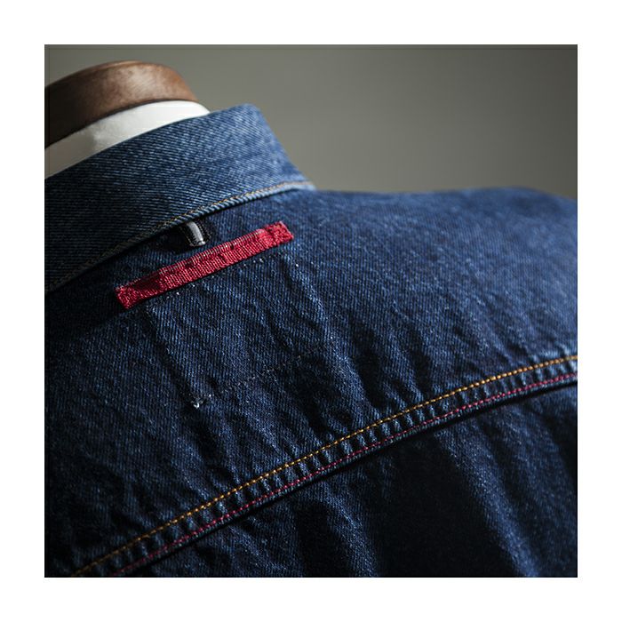 SHINICHIRO ARAKAWA｜H346 n de-nime｜ファブリック｜インディゴ｜着用