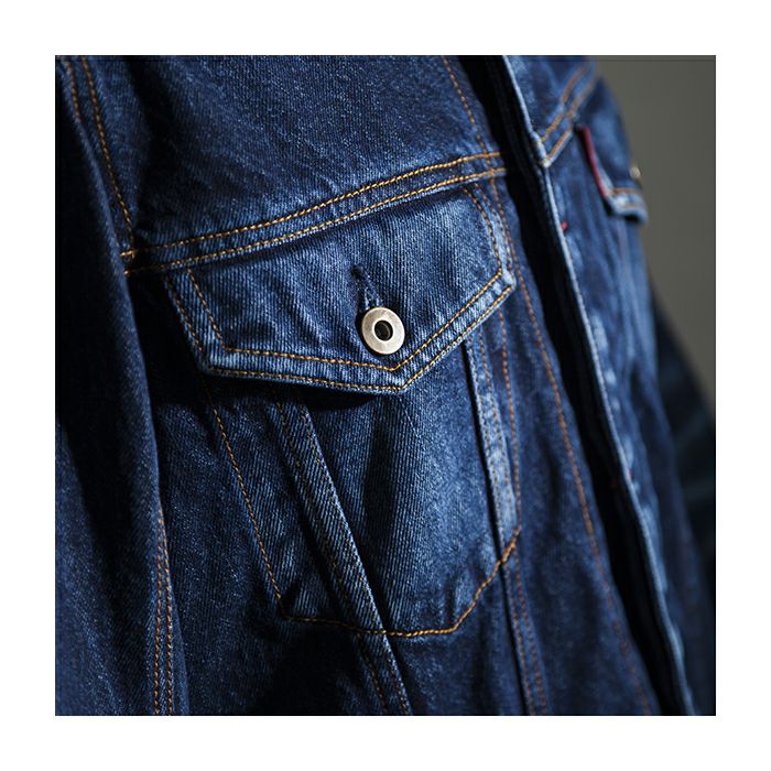 SHINICHIRO ARAKAWA｜H346 n de-nime｜ファブリック｜インディゴ｜着用