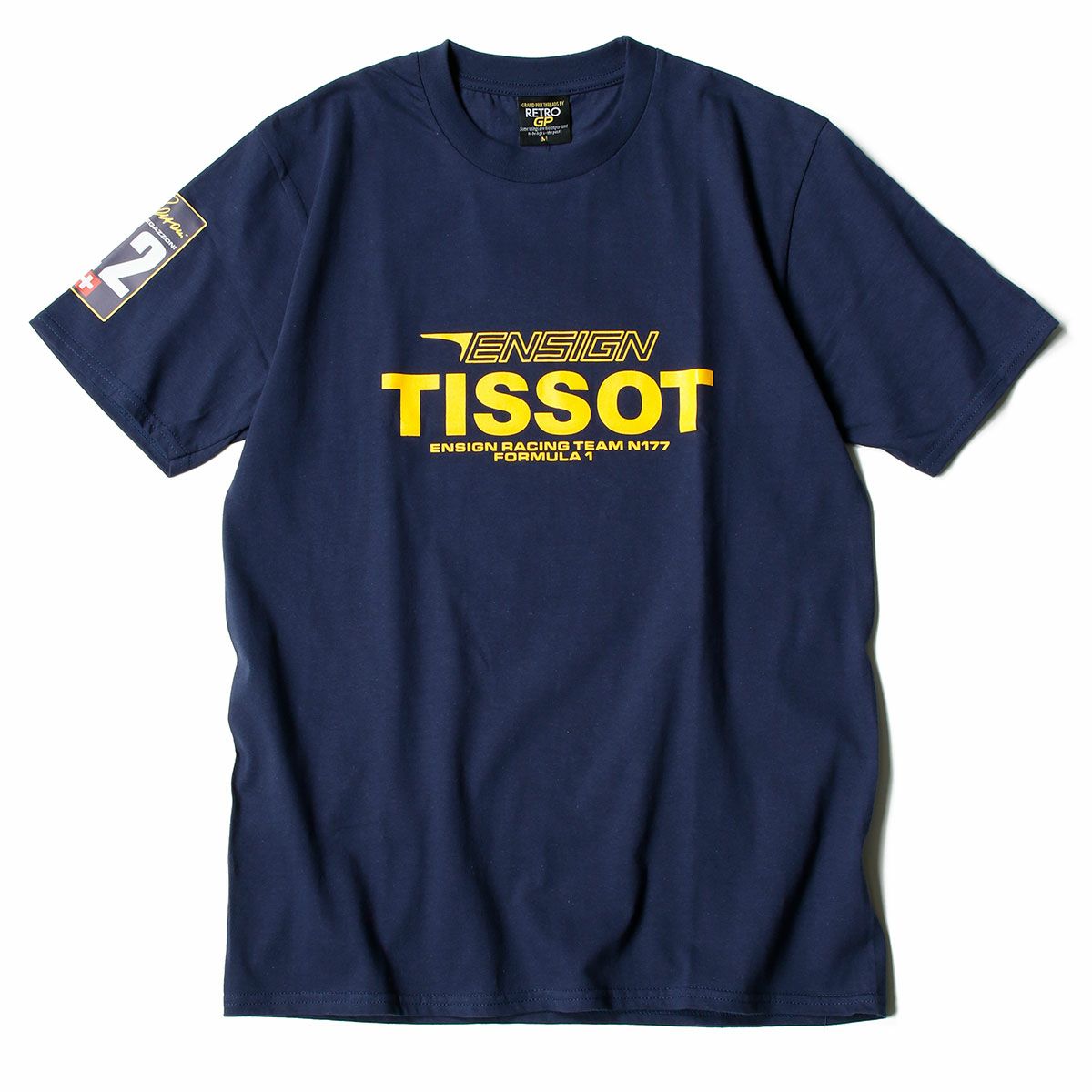 RETRO FORMULA 1｜ENSIGN REGAZZONI T-shirt 02｜Tシャツ｜ネイビー