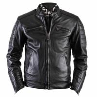 helstons｜クルーザー レザージャケット｜ブラック