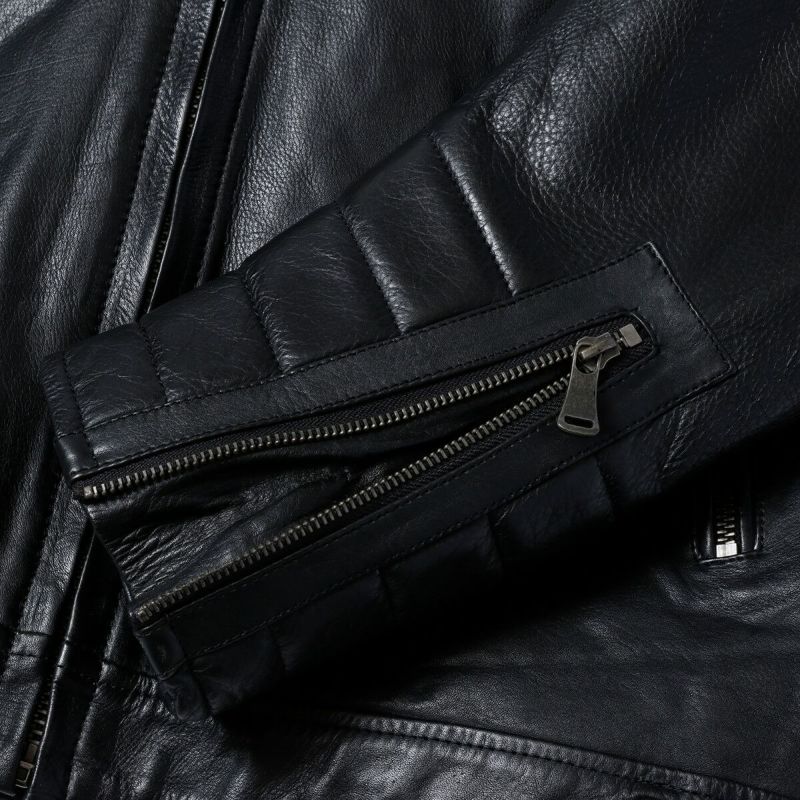 helstons｜クルーザー レザージャケット｜ブラック