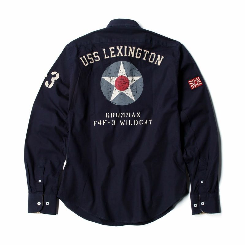 Warson Motors｜レキシントン シャツ｜ネイビー