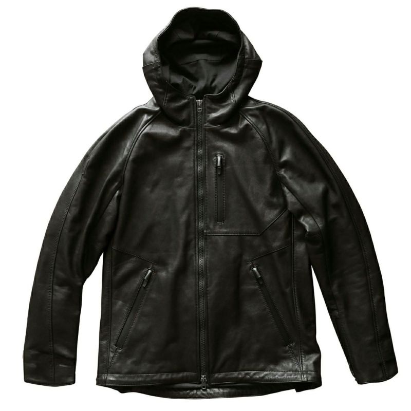 CRUFTER｜CR-MJ3 フーディ ジャケット｜レザー