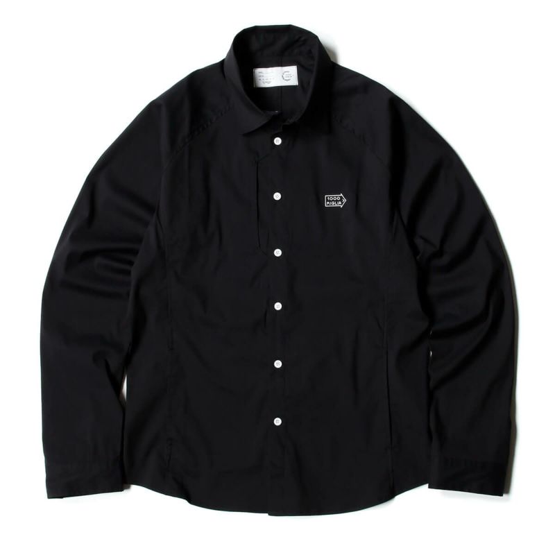 Mille Miglia｜2ウェイ ストレッチ シャツ｜ブラック