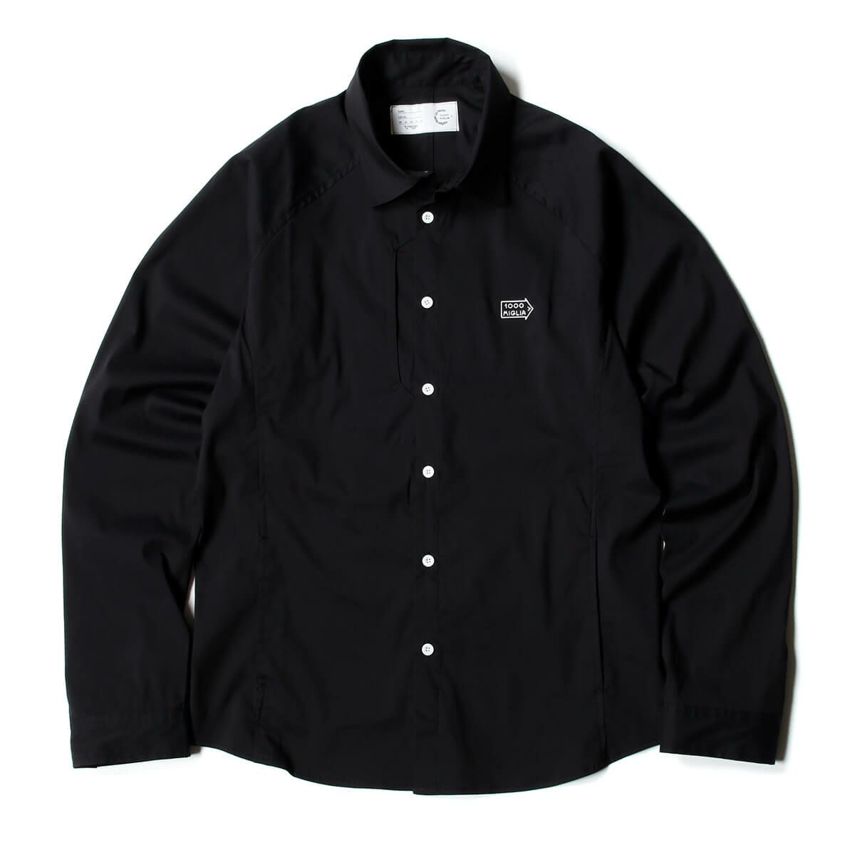 Mille Miglia｜2ウェイ ストレッチ シャツ｜ブラック