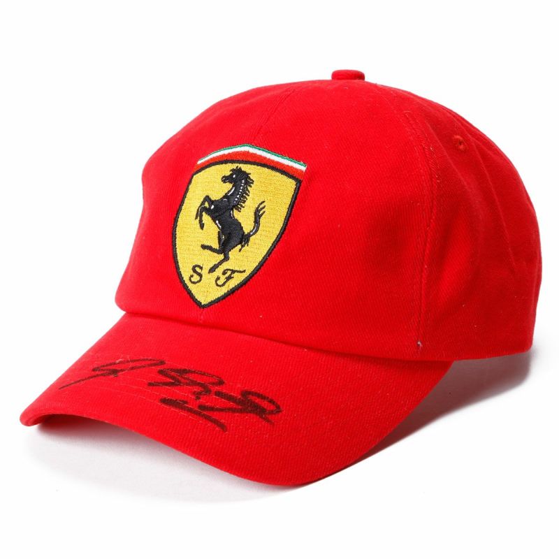 フェラーリ ミハエル・シューマッハ 直筆サイン入り ゲスト用キャップ 