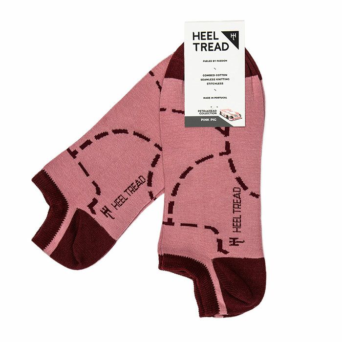 HEEL TREAD｜ピンク ピッグ ローソックス｜ソックス