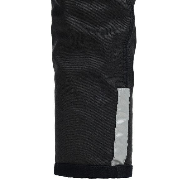 PANDO MOTO｜スチール ブラック WH｜デニム｜ブラック｜モデル着用