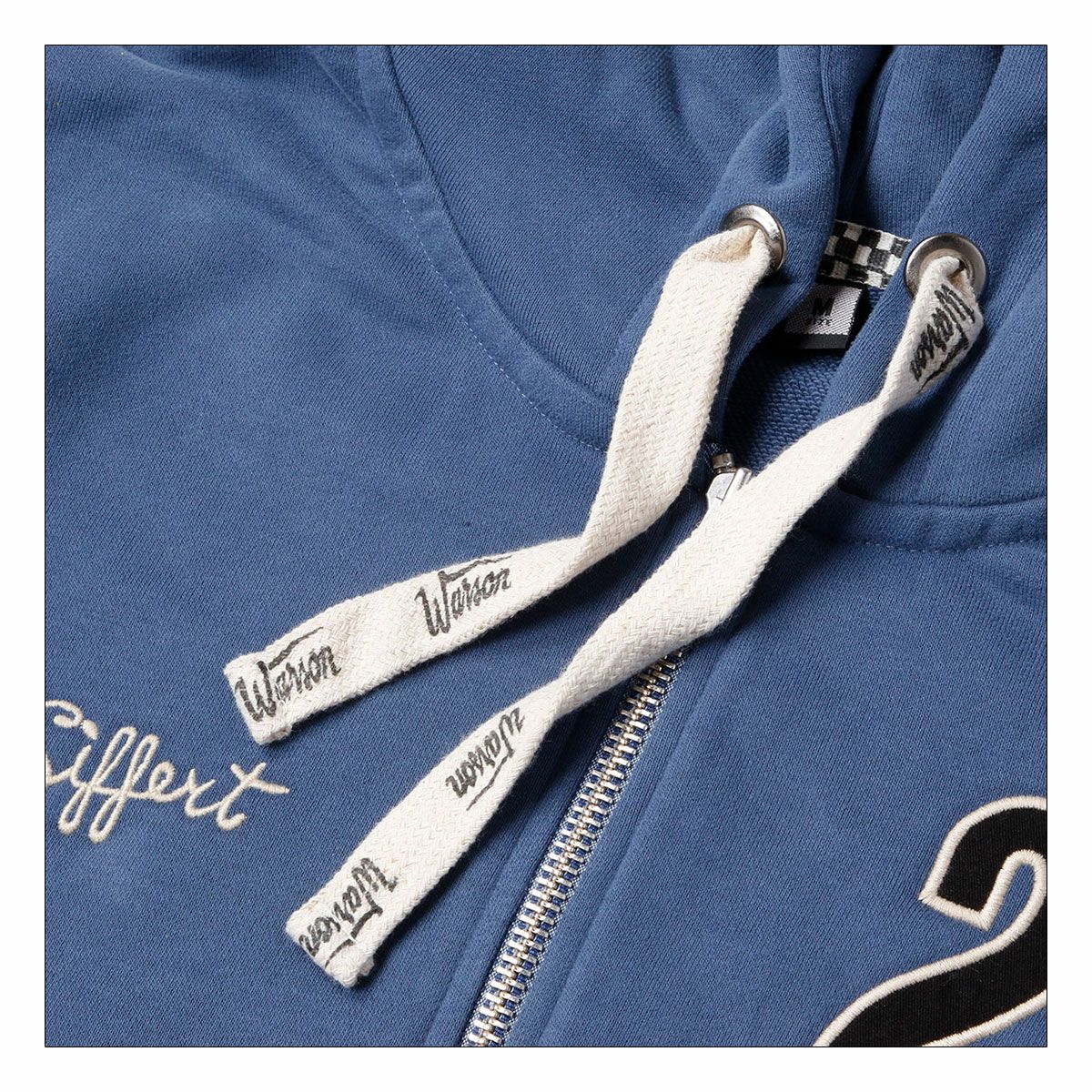 Warson Motors｜シフェール ブランズハッチ フーディー｜ブルー