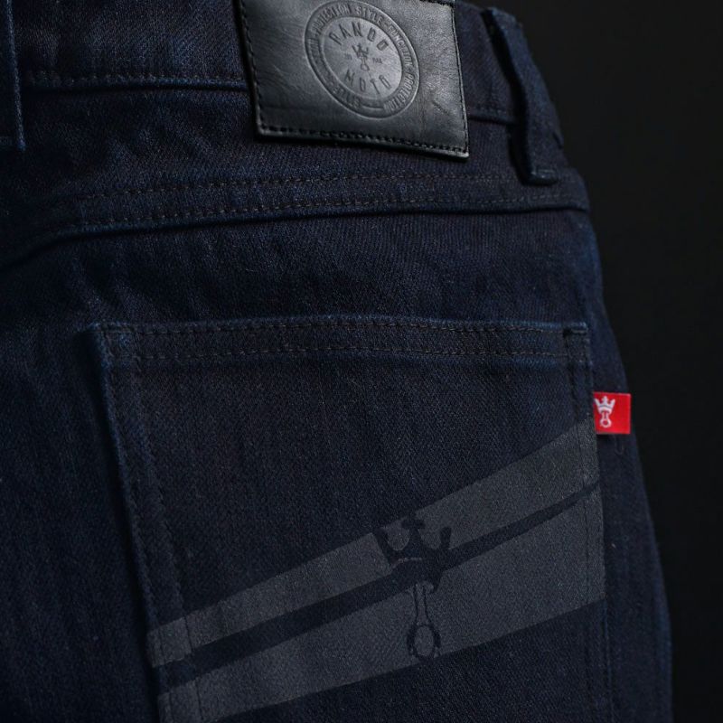 PANDO MOTO｜キッサキ ブラック｜デニム｜ブラック