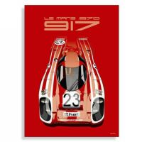 Le Mans 24h｜【ル・マン24時間レース・オフィシャルライセンス商品】ポルシェ 917K ザルツブルグ ル・マン 1970 ポスター｜