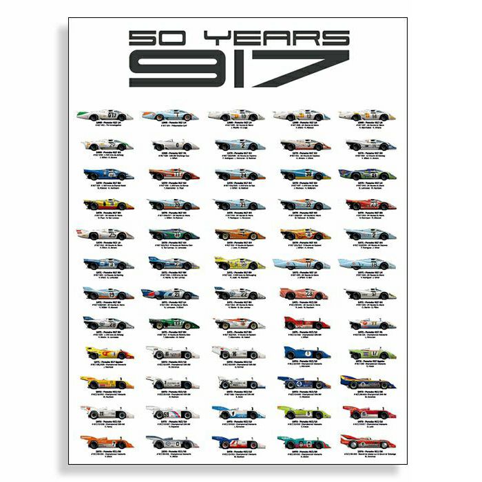 Le Mans 24h｜ポルシェ 917 50イヤーズ ポスター｜