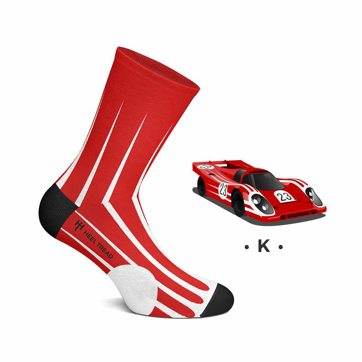 HEEL TREAD｜917 パック - レーシング レジェンド｜ソックス