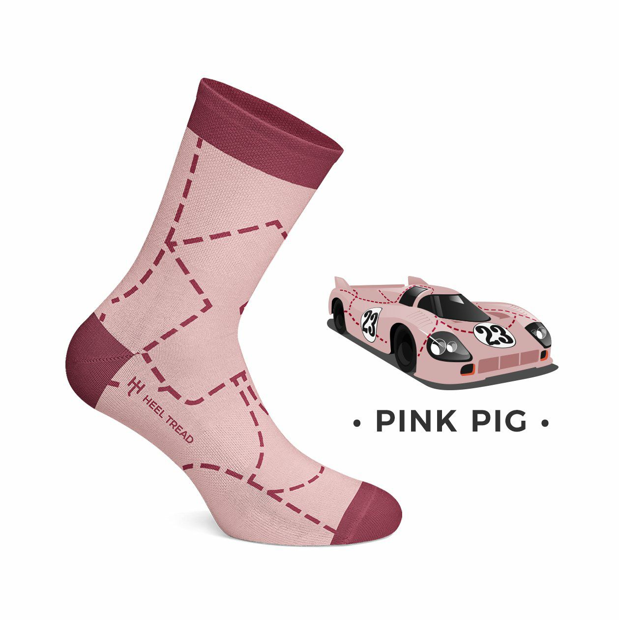HEEL TREAD｜917 パック - レーシング レジェンド｜ソックス