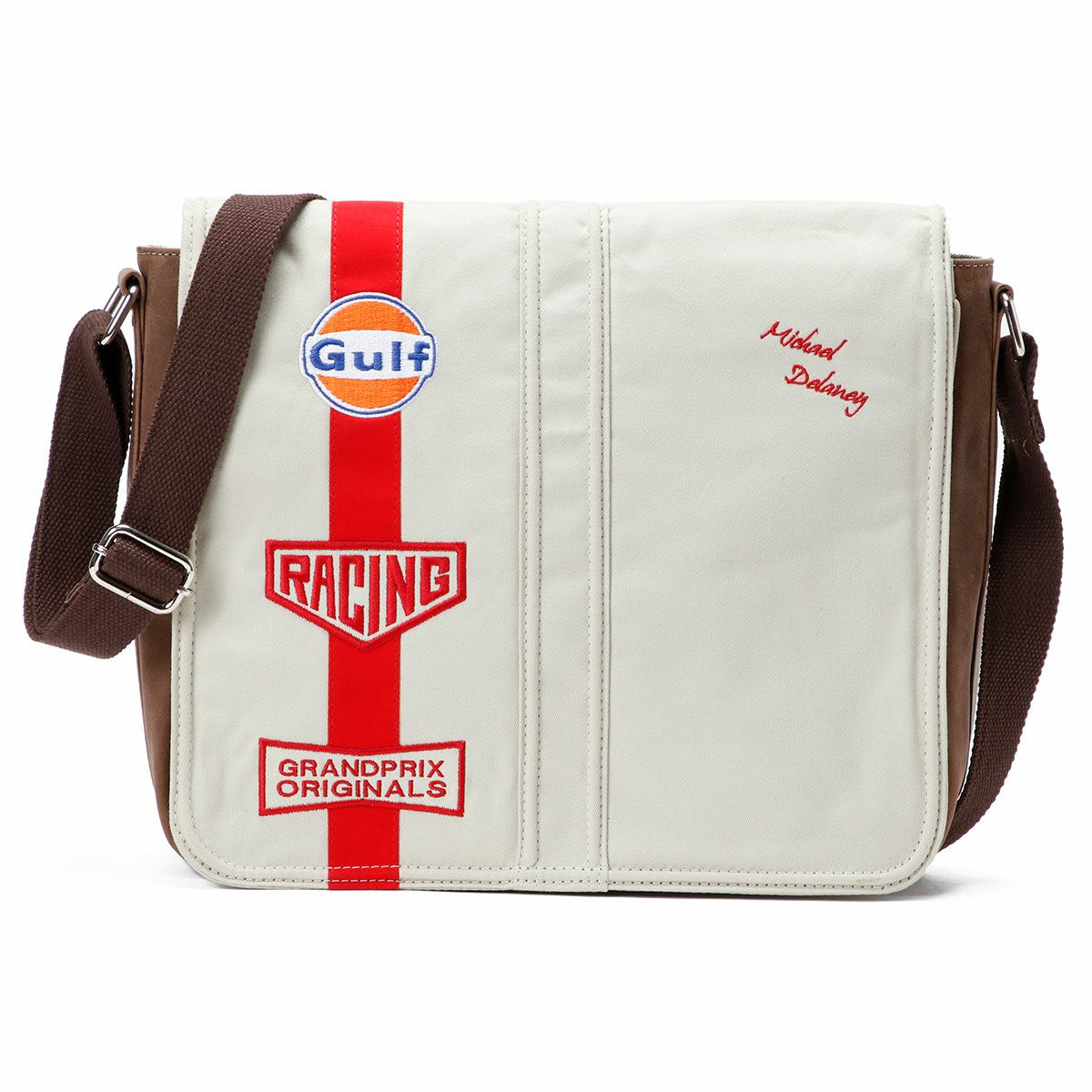 GULF｜ディレイニー シルバーストーン バッグ｜ショルダーバッグ｜サンド