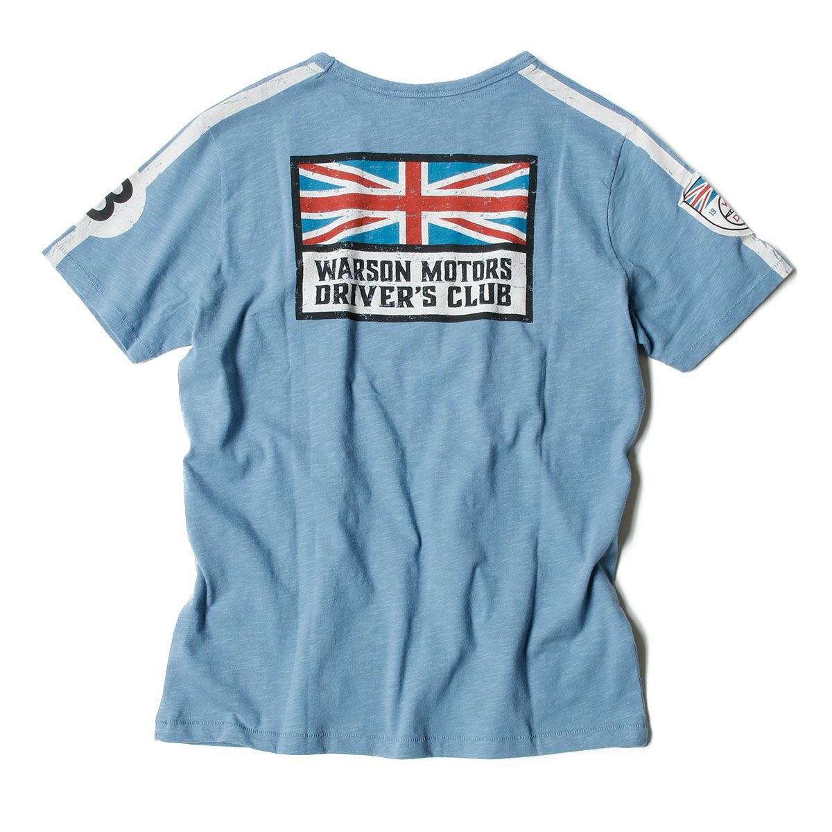Warson Motors｜ドライバーズ クラブ Tシャツ｜ブルー