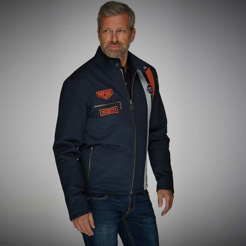 GULF｜ガルフ ロードマスター ブルゾン｜アウター｜ネイビー｜モデル着用