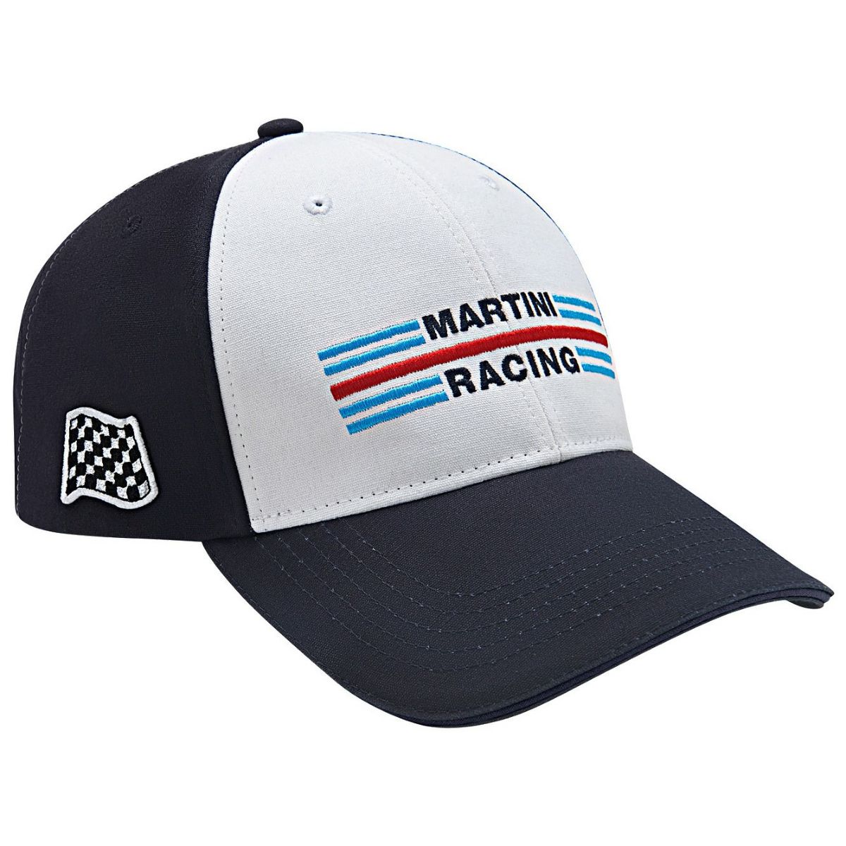 PORSCHE MARTINI RACING｜ツートンカラー ベースボール キャップ｜帽子｜ネイビー×ホワイト