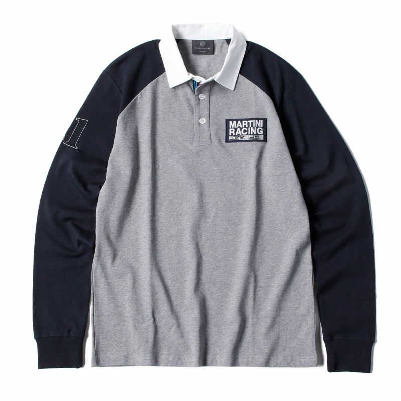 PORSCHE MARTINI RACING｜ロングスリーブ ラガーポロ｜ポロシャツ