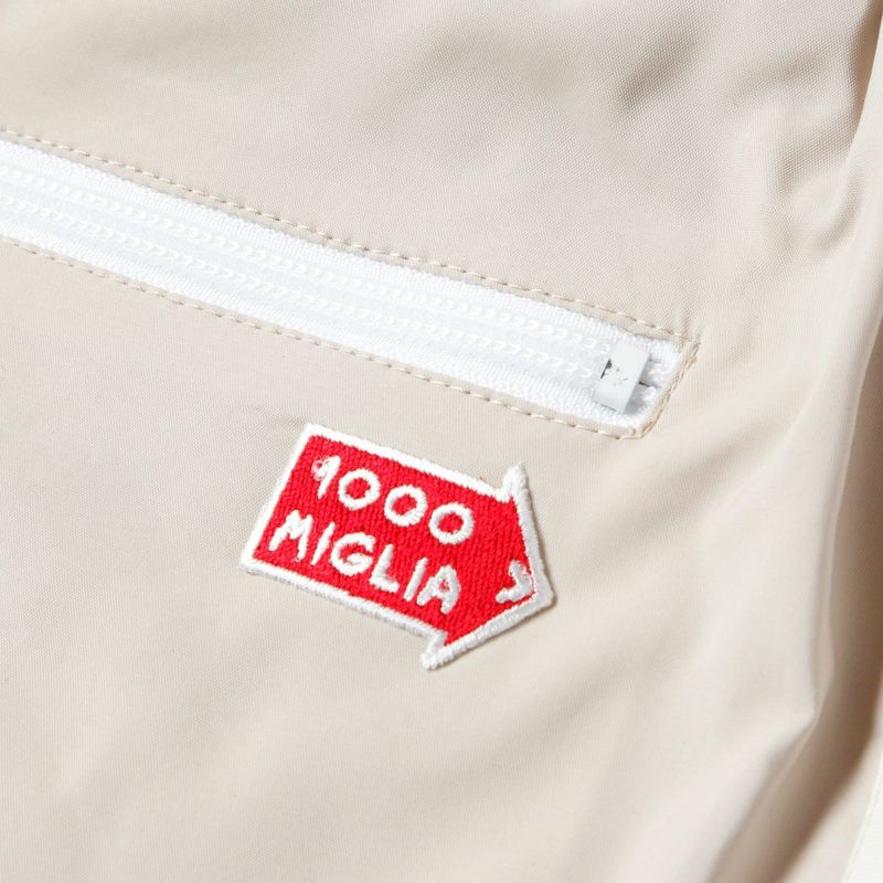 Mille Miglia｜ナイロン タフタ ストレッチ パンツ｜ベージュ
