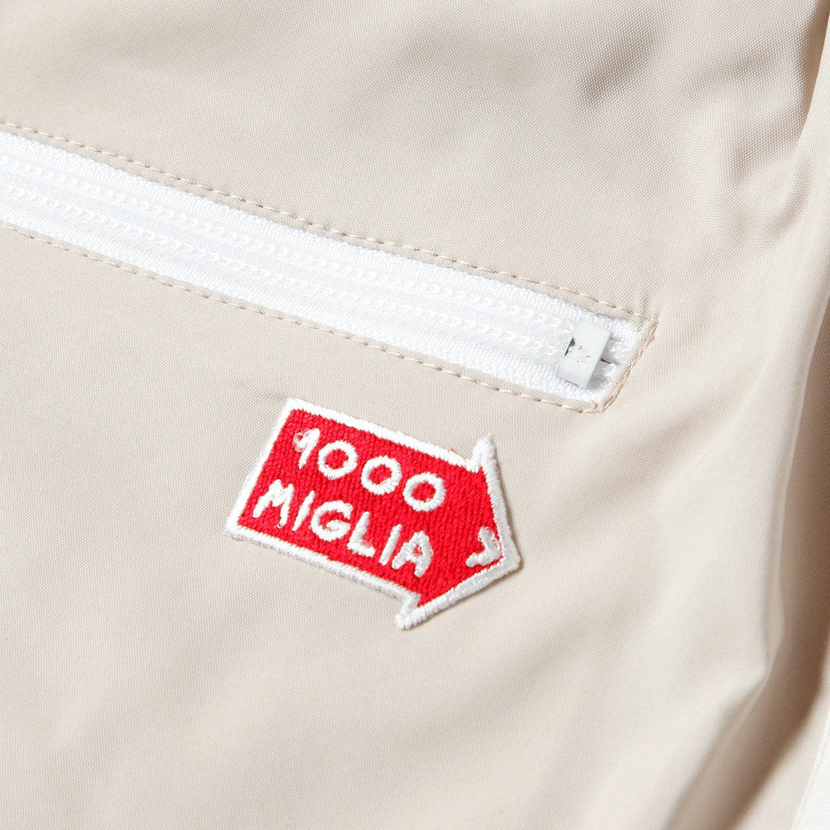 Mille Miglia｜ナイロン タフタ ストレッチ パンツ｜ベージュ