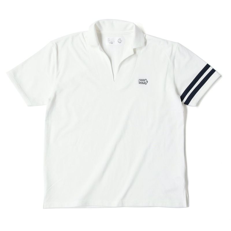 Mille Miglia｜ストレッチミニ裏毛ポロ｜ポロシャツ｜ホワイト