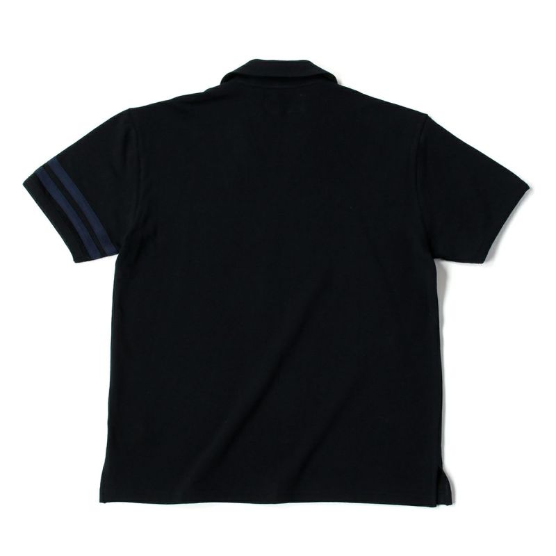 Mille Miglia｜ストレッチミニ裏毛ポロ｜ポロシャツ｜ブラック