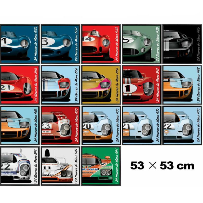 Le Mans 24h｜THE WINNERS（53 × 53cm）｜ポスター