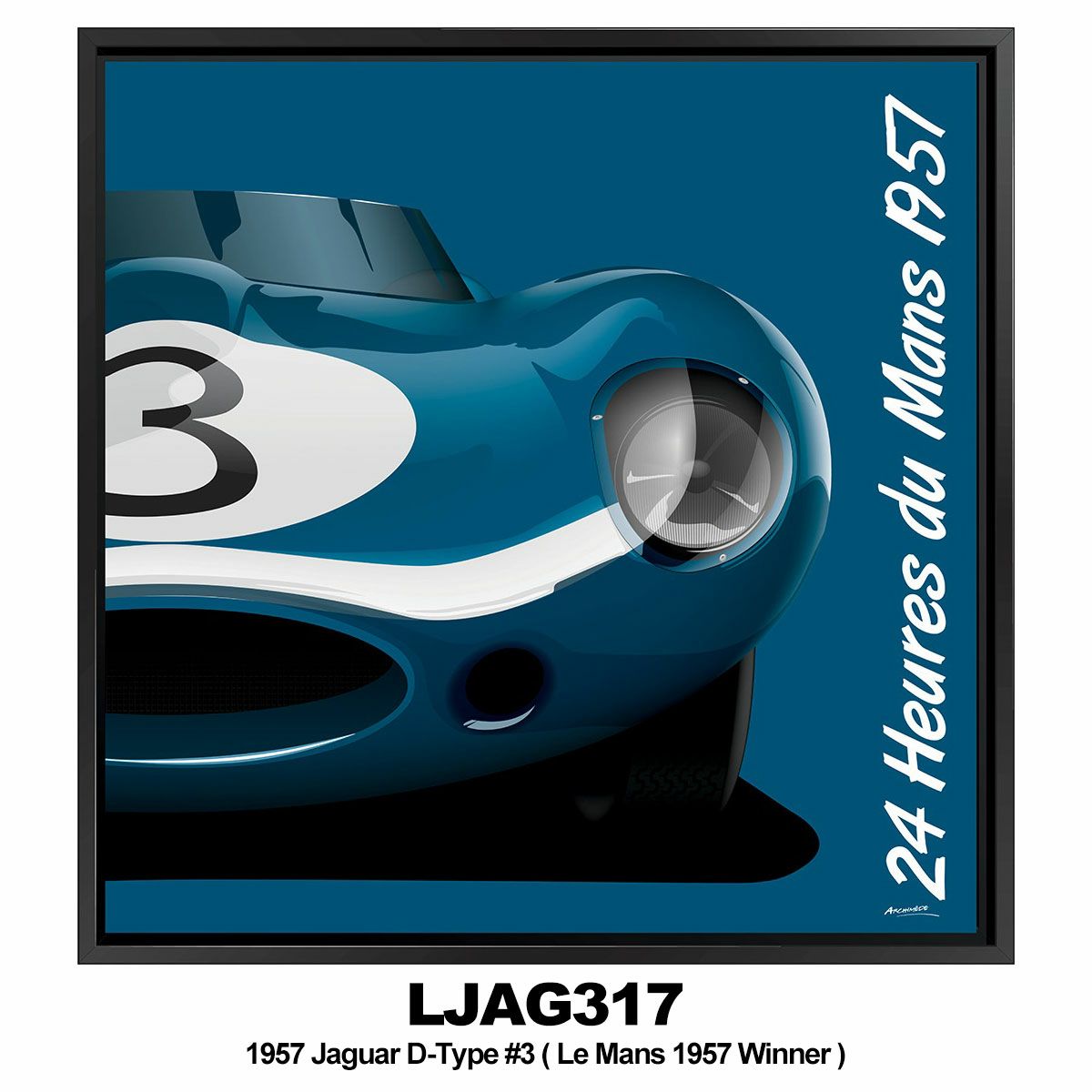 Le Mans 24h｜THE WINNERS（53 × 53cm）｜ポスター｜LJAG317