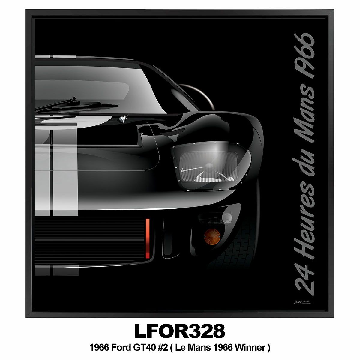 Le Mans 24h｜THE WINNERS（53 × 53cm）｜ポスター｜LFOR328