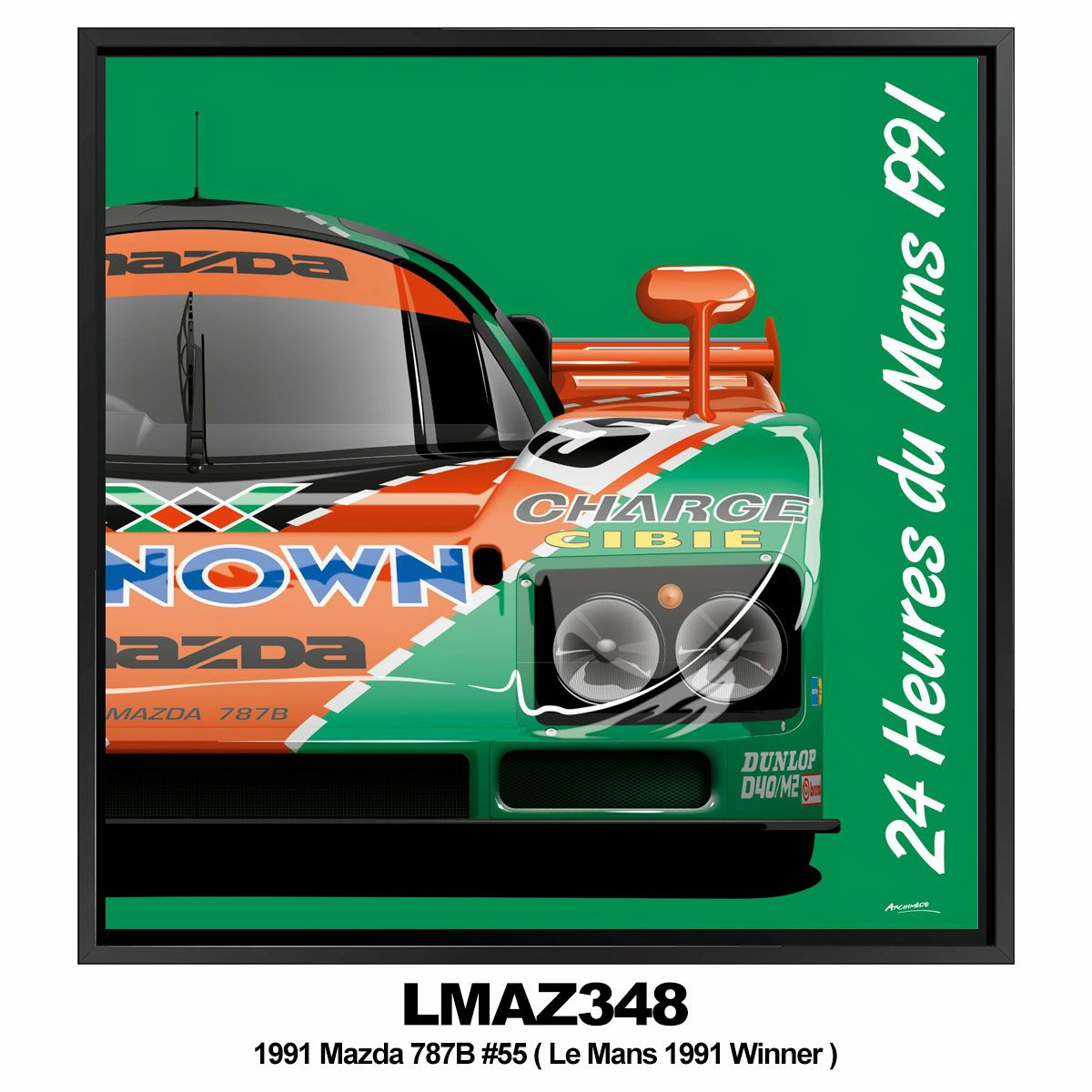 Le Mans 24h｜THE WINNERS（53 × 53cm）｜ポスター｜LMAZ348