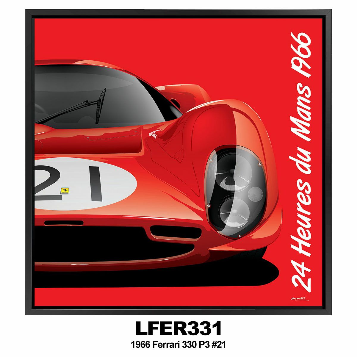 Le Mans 24h｜THE WINNERS（53 × 53cm）｜ポスター｜LFER331