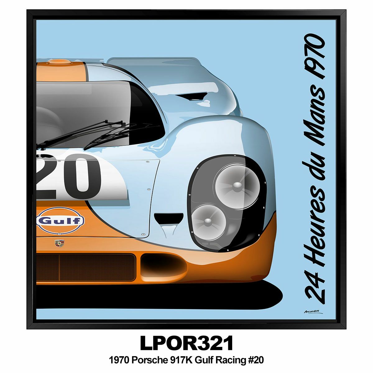 Le Mans 24h｜THE WINNERS（53 × 53cm）｜ポスター｜LPOR321