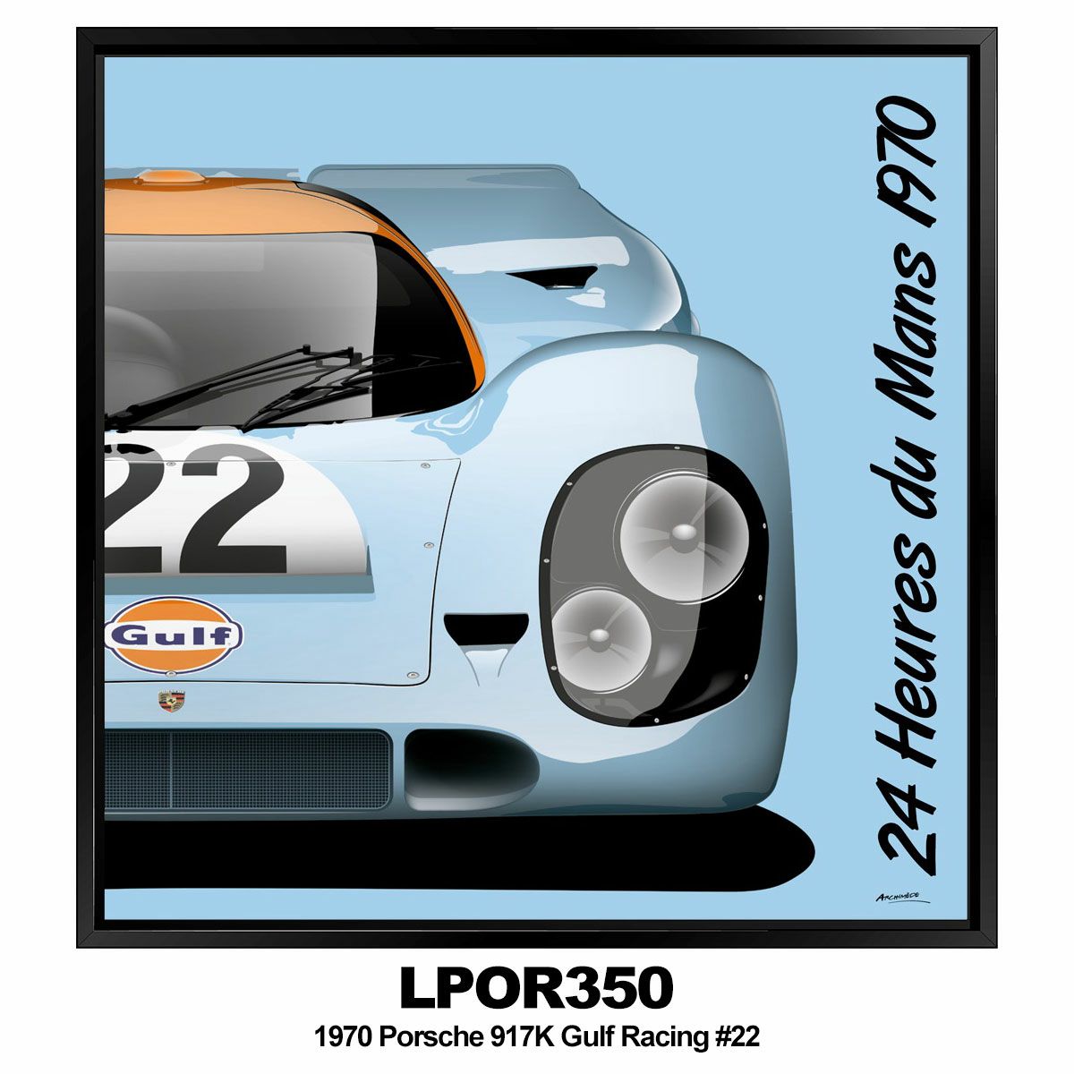 Le Mans 24h｜THE WINNERS（53 × 53cm）｜ポスター｜LPOR350