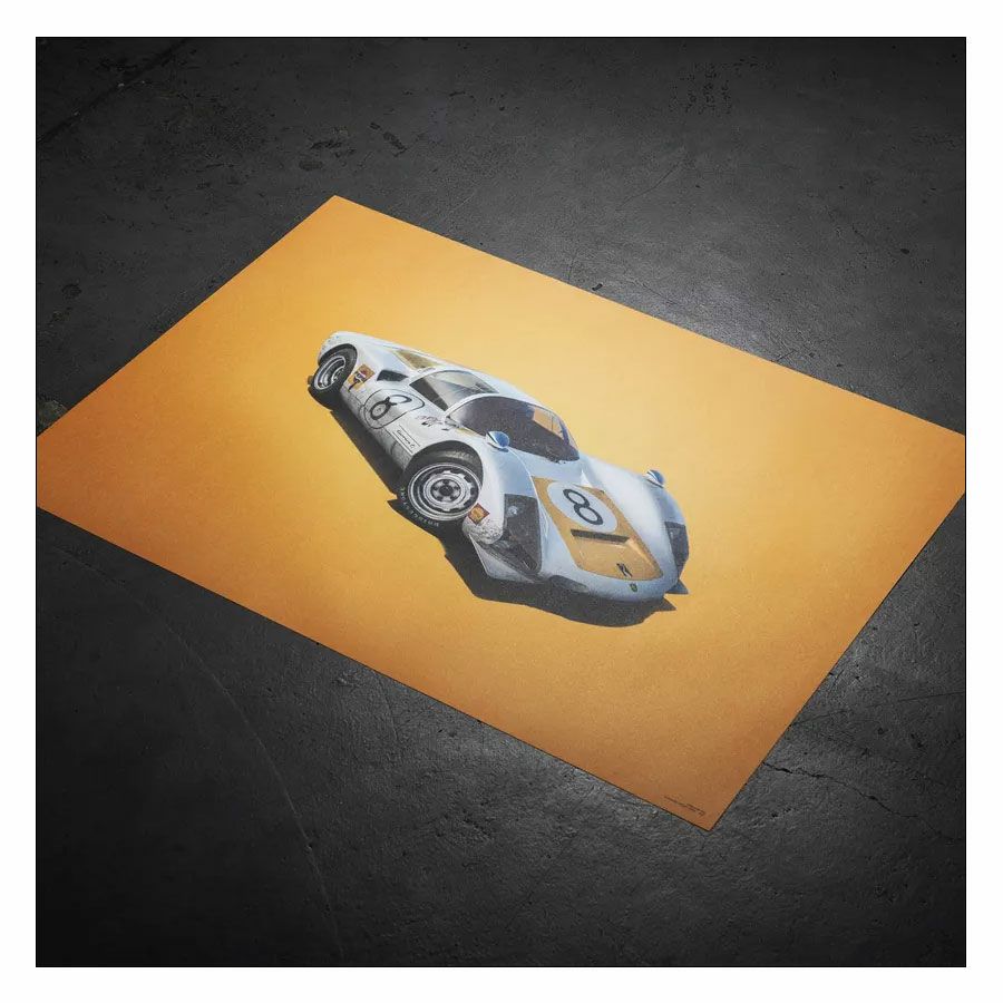 Automobilist｜Porsche 906 第4回日本グランプリ Colors of Speed ポスター｜