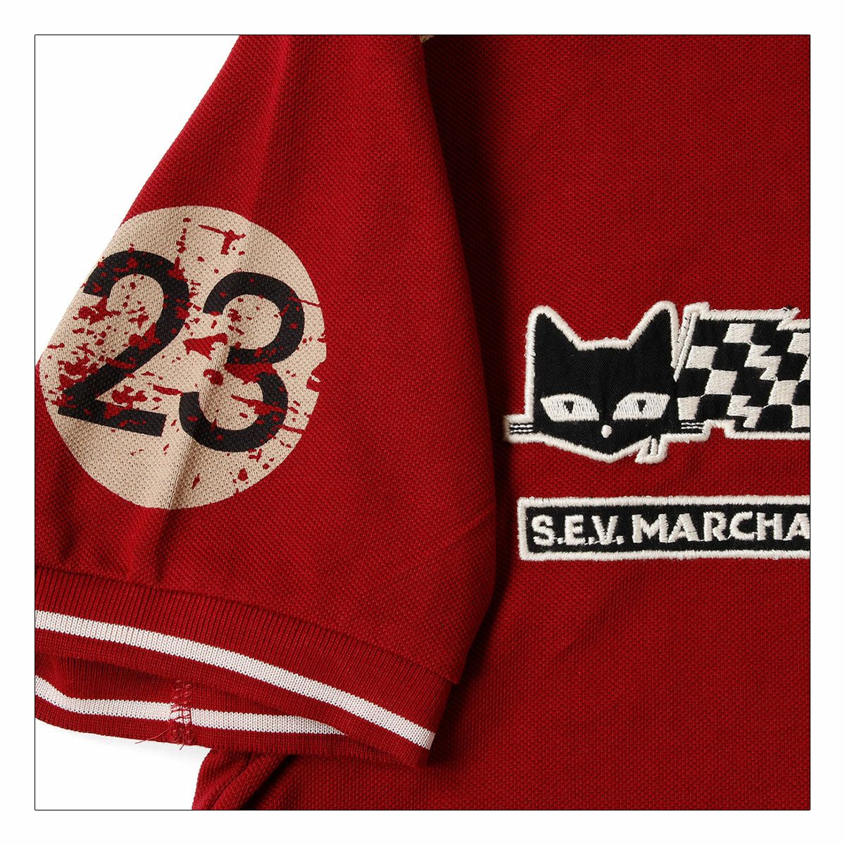 Warson Motors｜ハンス・ヘルマン917ポロ｜ポロシャツ｜レッド