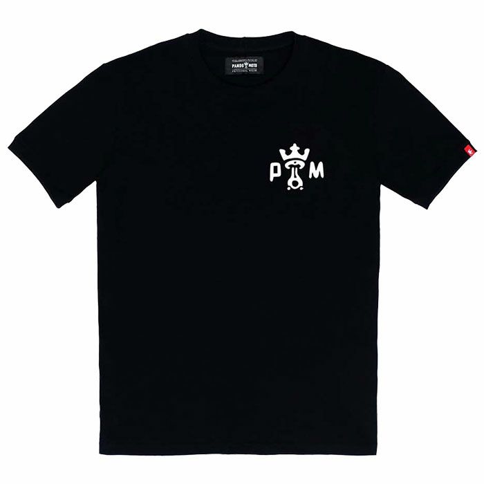 PANDO MOTO｜マイク イグニッション Tシャツ｜ブラック