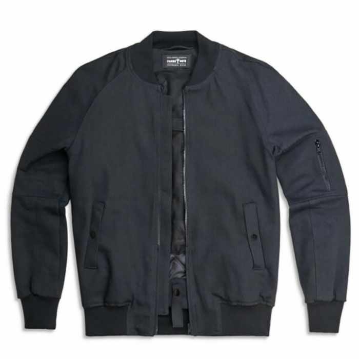 PANDO MOTO｜ボンバー コア 01｜ファブリック｜ブラック