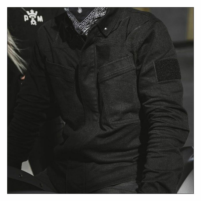 PANDO MOTO｜カポ コア 01｜ファブリック｜ブラック｜モデル着用