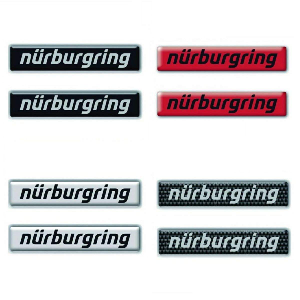 Nurburgring｜ニュルブルクリンク レタリング 3D ステッカー 10cm｜