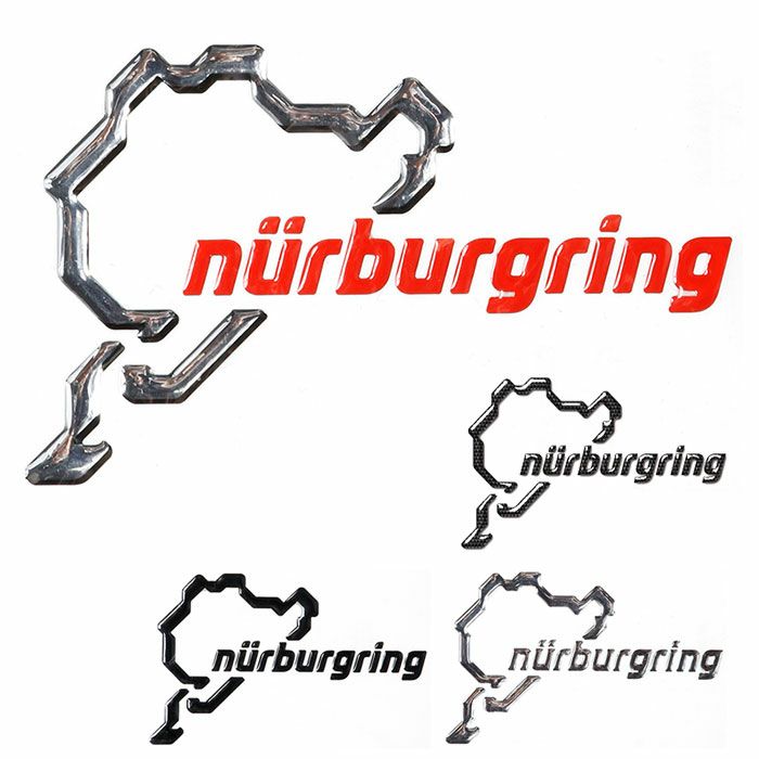 Nurburgring｜ニュルブルクリンク 3D ステッカー 12cm｜