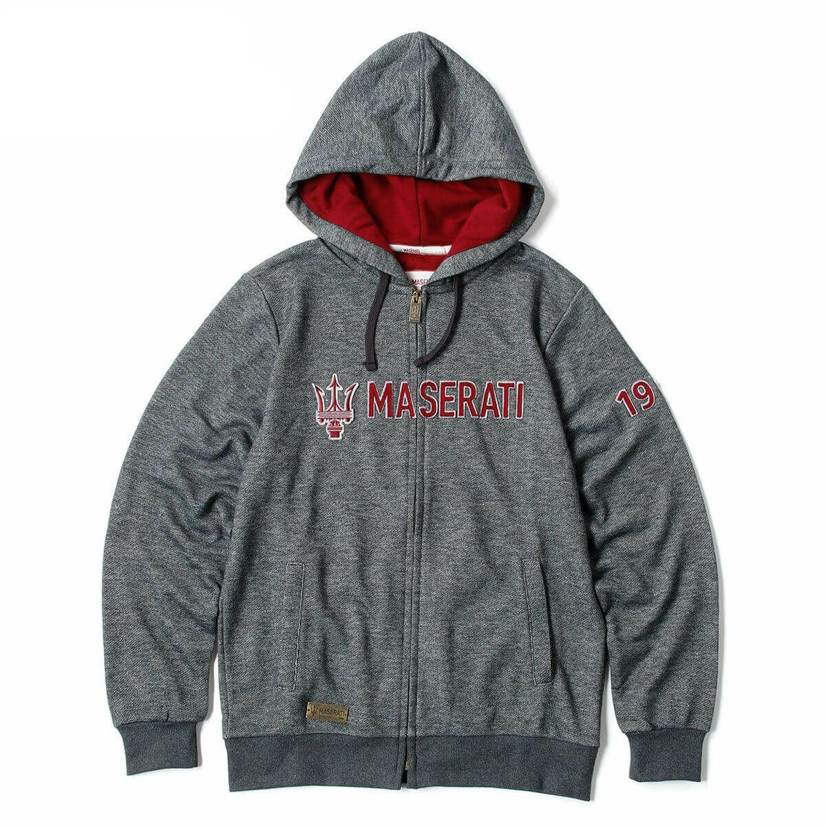 MASERATI｜マセラティ クラシケ メンズ ジップ付き フーディー