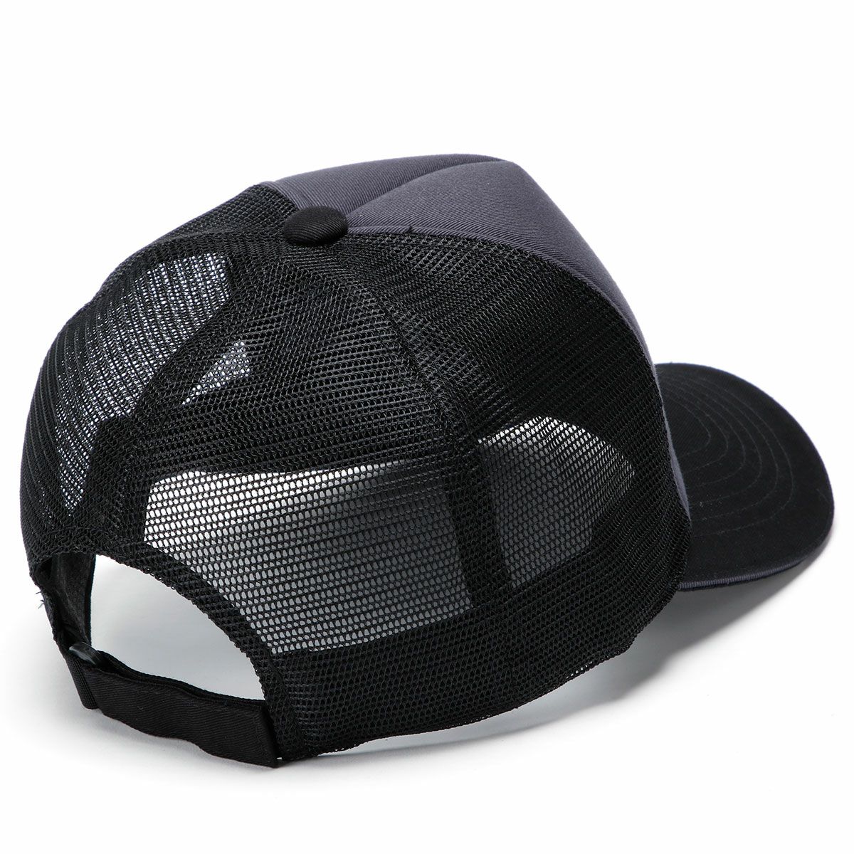 56design｜サークル メッシュ キャップ｜帽子｜ブラック×グレー